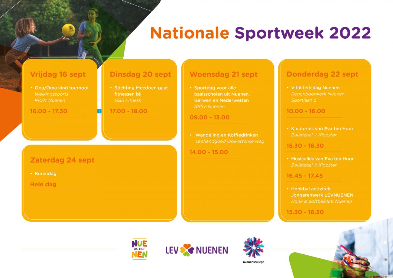 Nationale Sportweek 2022 - LEV Nuenen